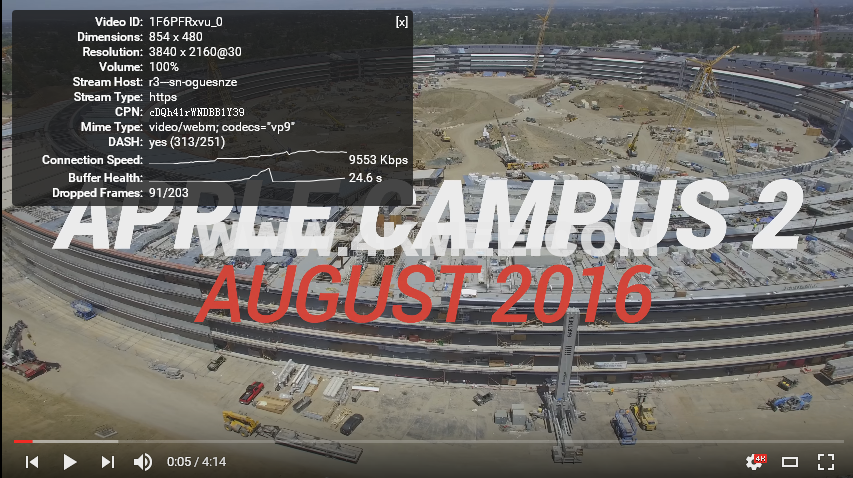 APPLE CAMPUS 2 August 2016 Construction Updat